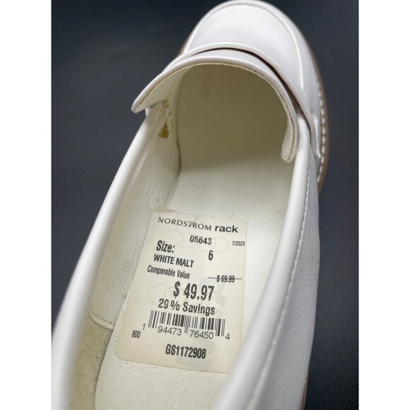 New MIA White Platform Dalilah Lug Sole Funky Chunky Loafers Women’s Size 6 - Picture 15 of 15